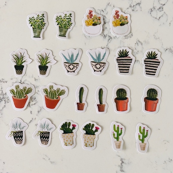 Lifelo 45 Cactus 🌵 Pattern Stickers - Picture 2 of 11